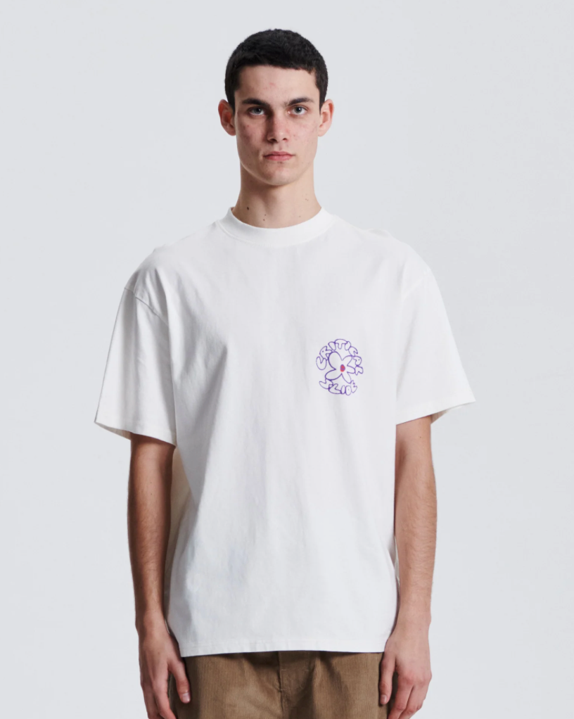 BLOOMS TEE - VINTAGE WHITE