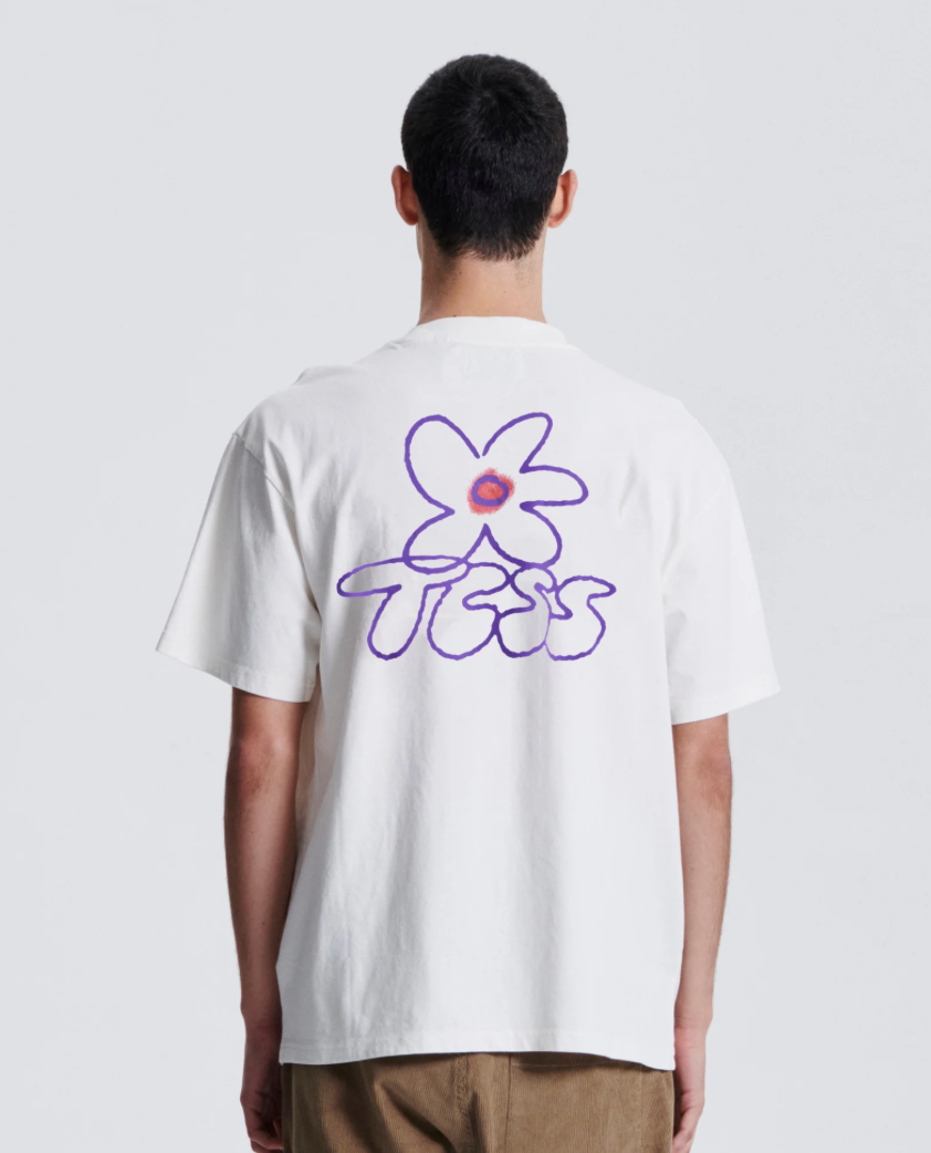 BLOOMS TEE - VINTAGE WHITE