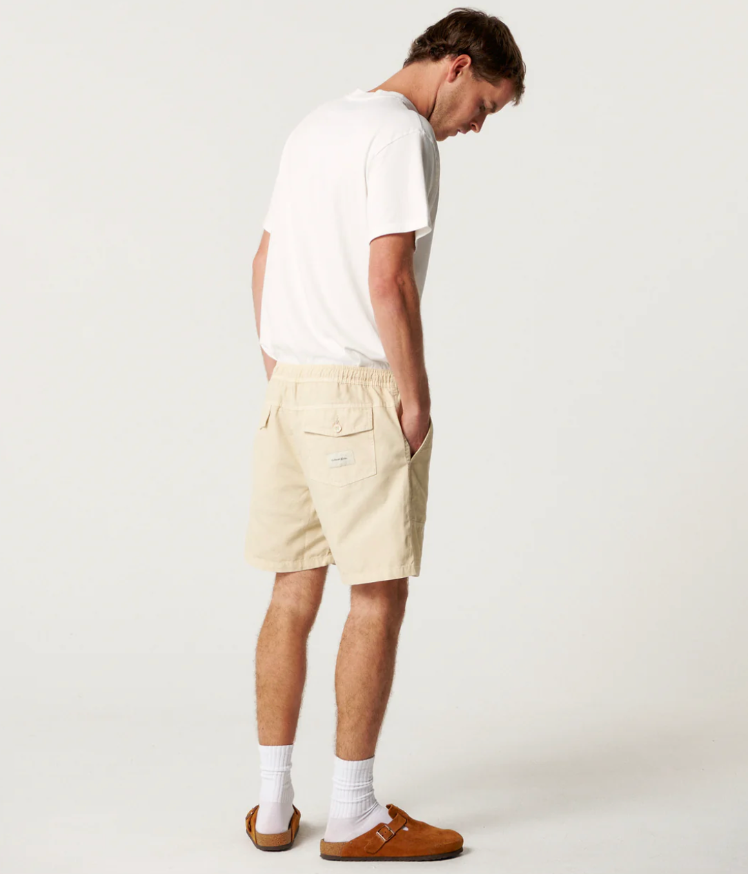 The Critical Slide Society   All Day Canvas Short - Ecru