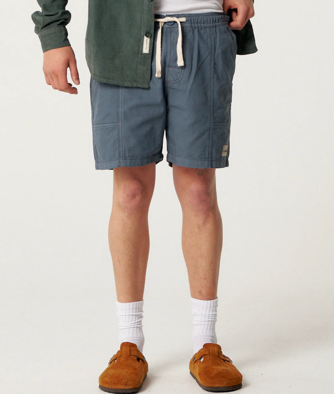 The Critical Slide Society   All Day Canvas Short - Blue