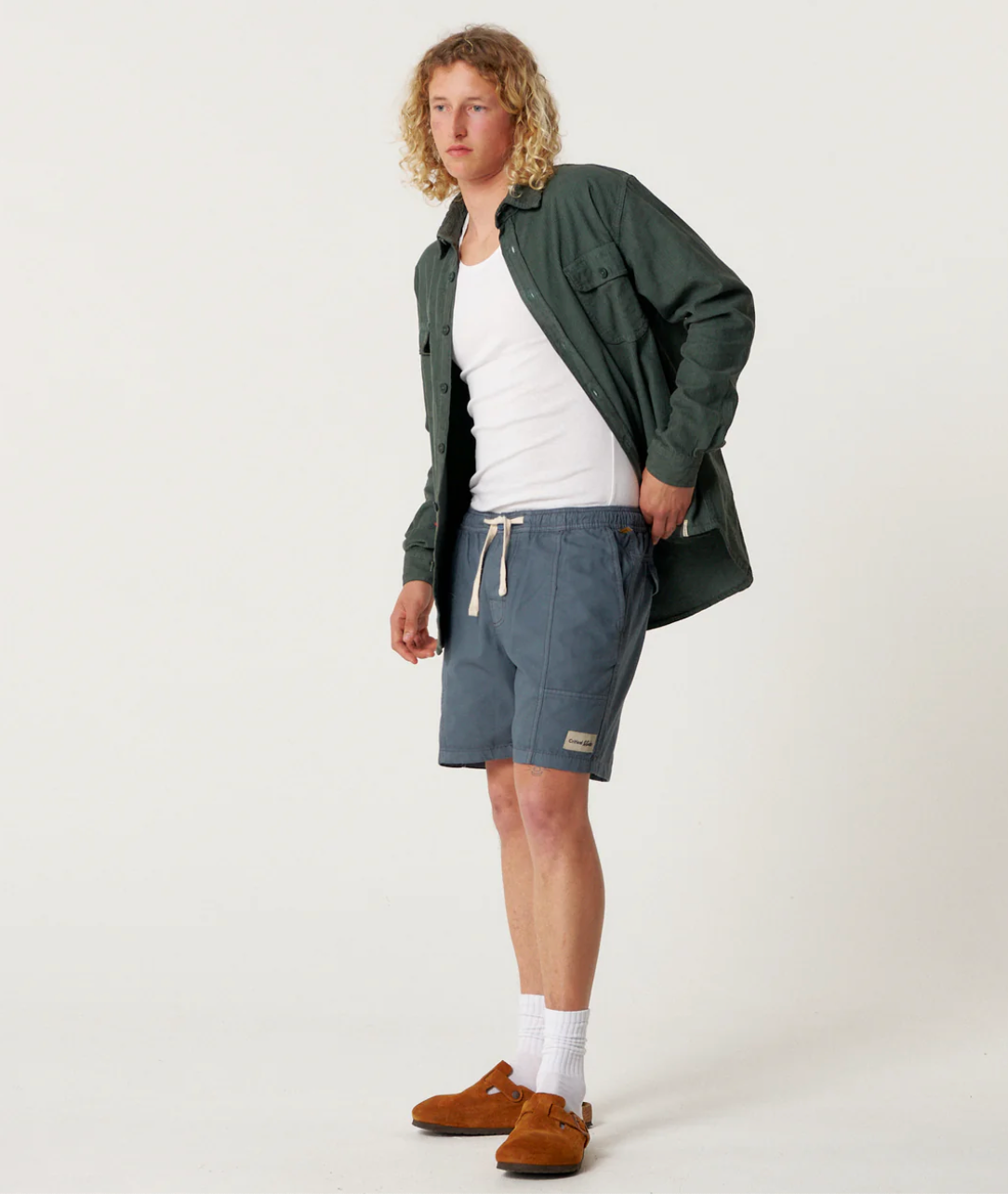 The Critical Slide Society   All Day Canvas Short - Blue