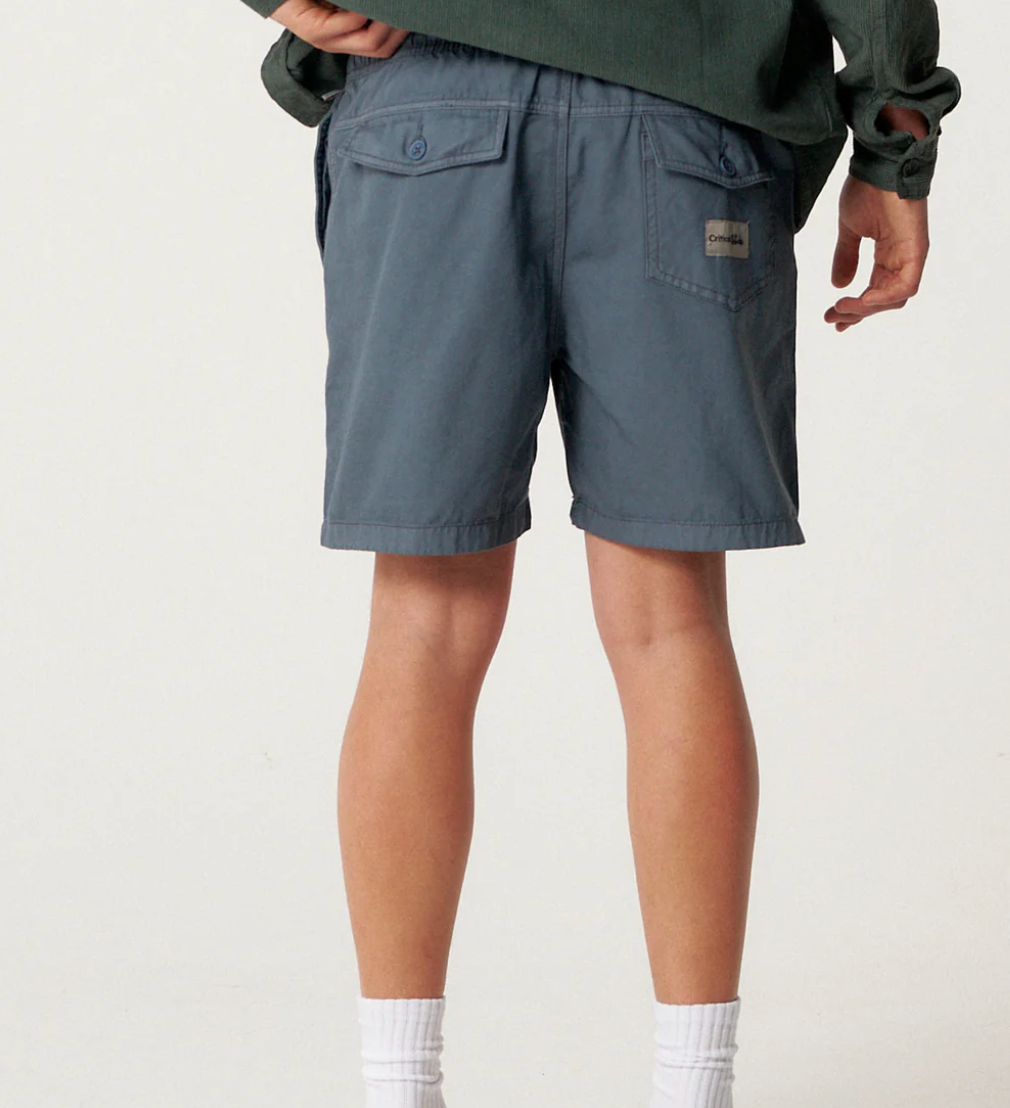 The Critical Slide Society   All Day Canvas Short - Blue