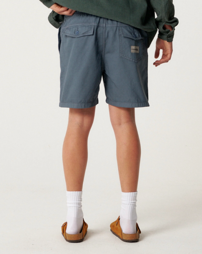 The Critical Slide Society   All Day Canvas Short - Blue