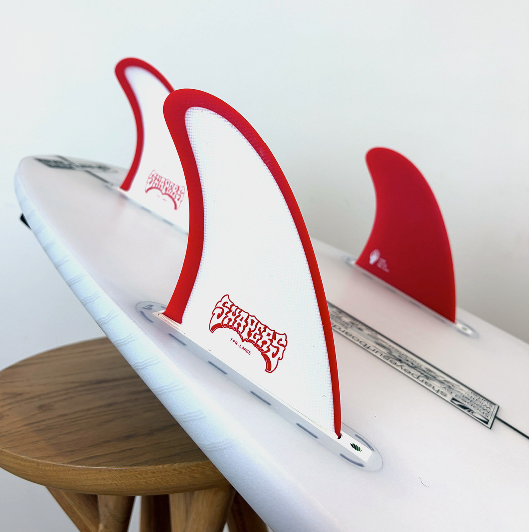 Shapers F.P.R Pro Glass Thruster Fin Set - Large