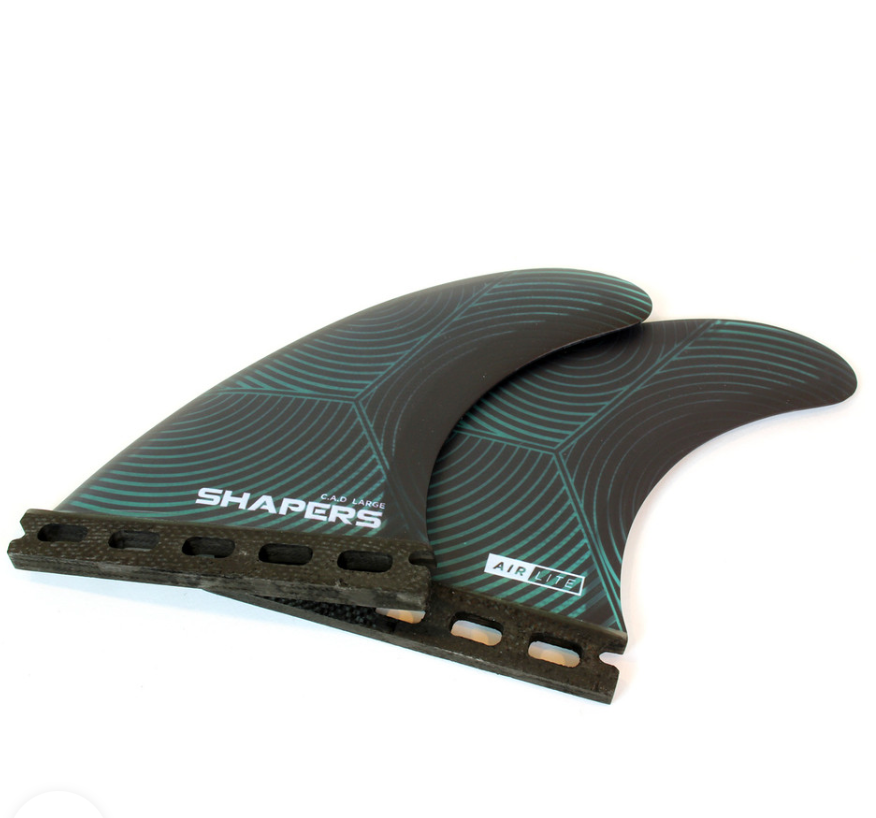 Shapers Global C.A.D Airlite Thruster Fins – Large