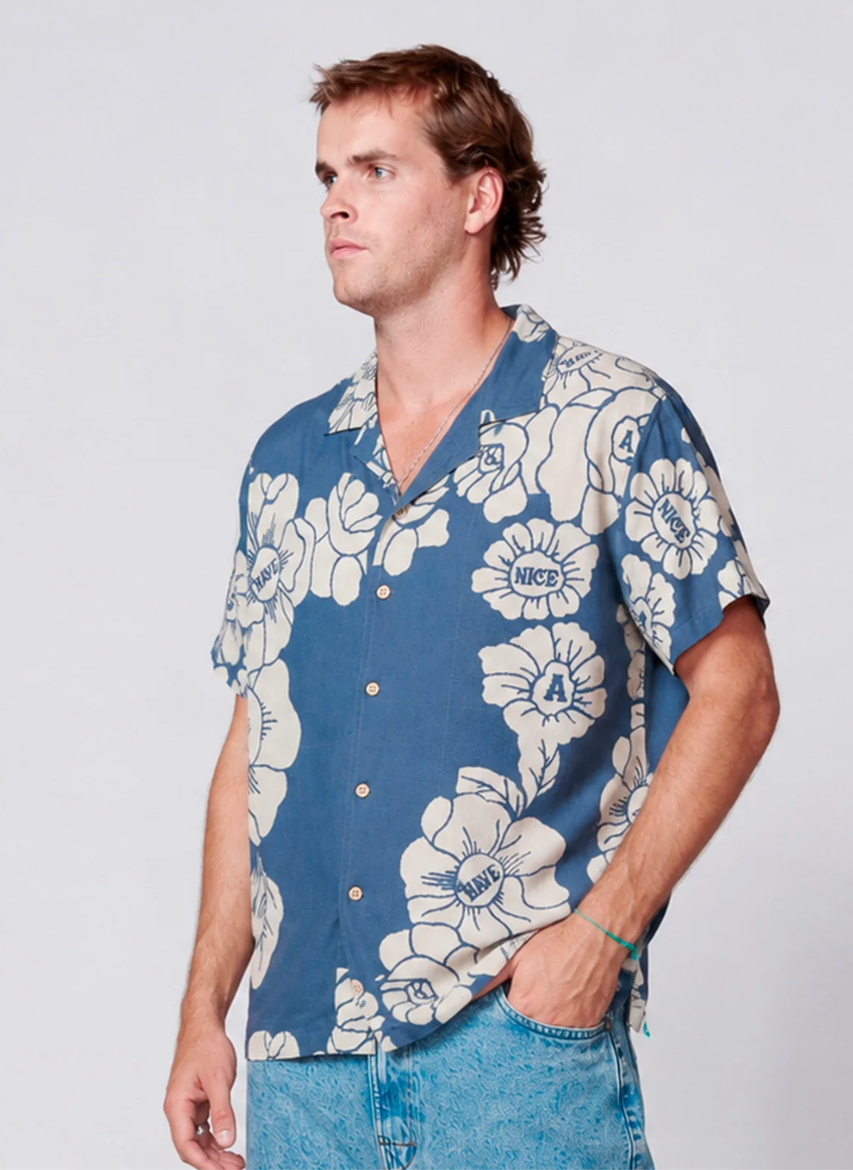 The Critical Slide Society - Nice Day Resort Shirt - Blue