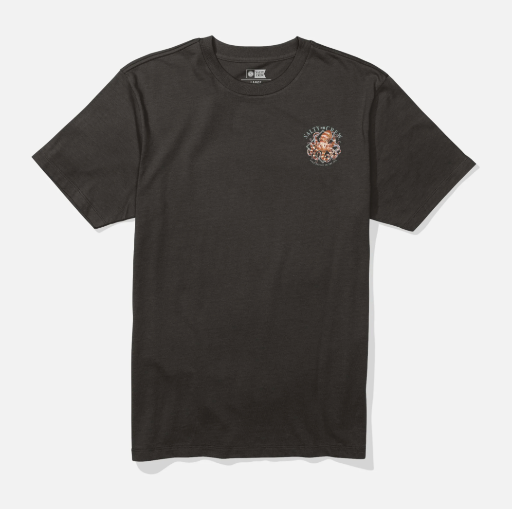Salty Crew Octopod Crew Tee - Black