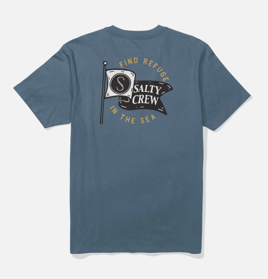 Salty Crew Wavey Crew Tee - Monument