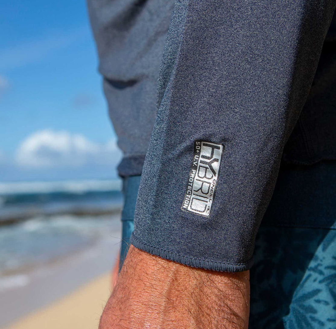 O'Neill Hybrid Long Sleeve Sun Hoodie – Graphite