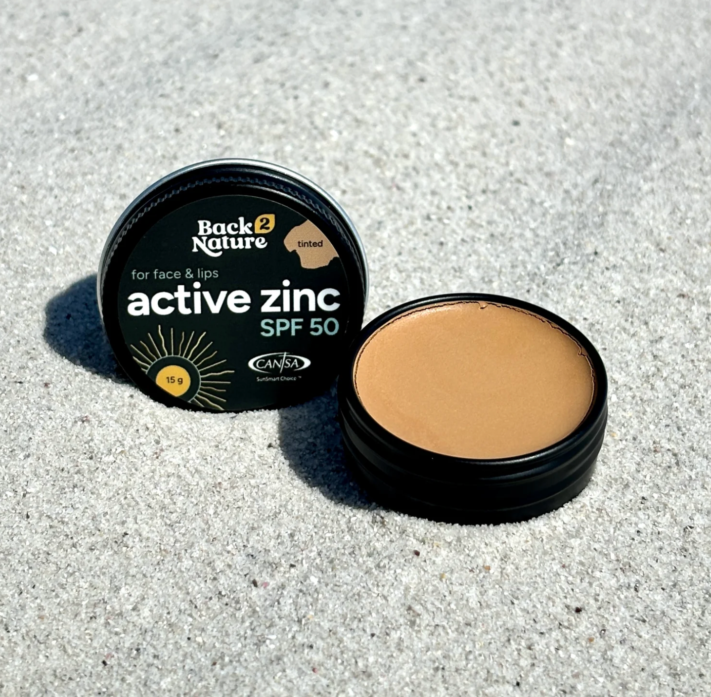 BACK TO NATURE     ACTIVE ZINC SPF 50, 15 G