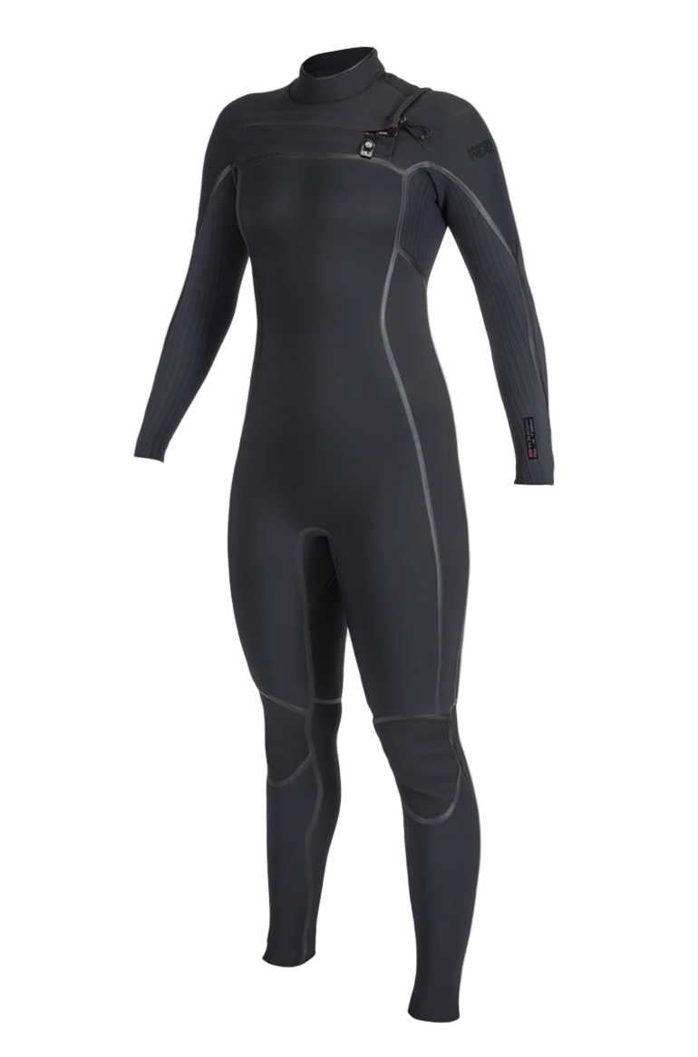 O'Neill Womans Hyperfreak Fire Chest Zip 4/3mm+