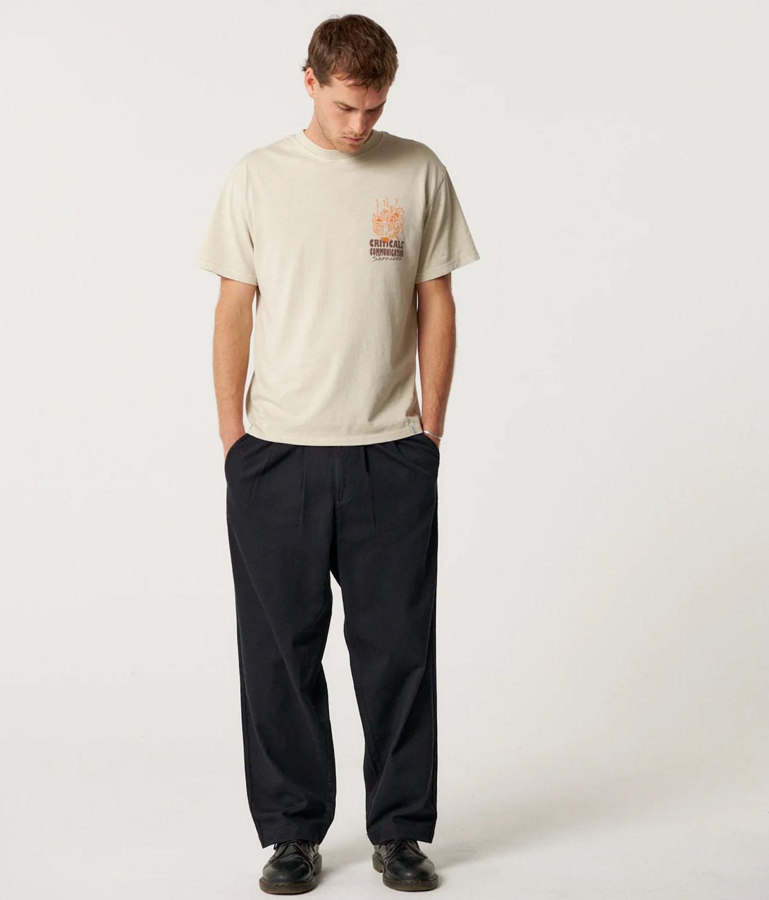 The Critical Slide Society   Service Tee - Ecru