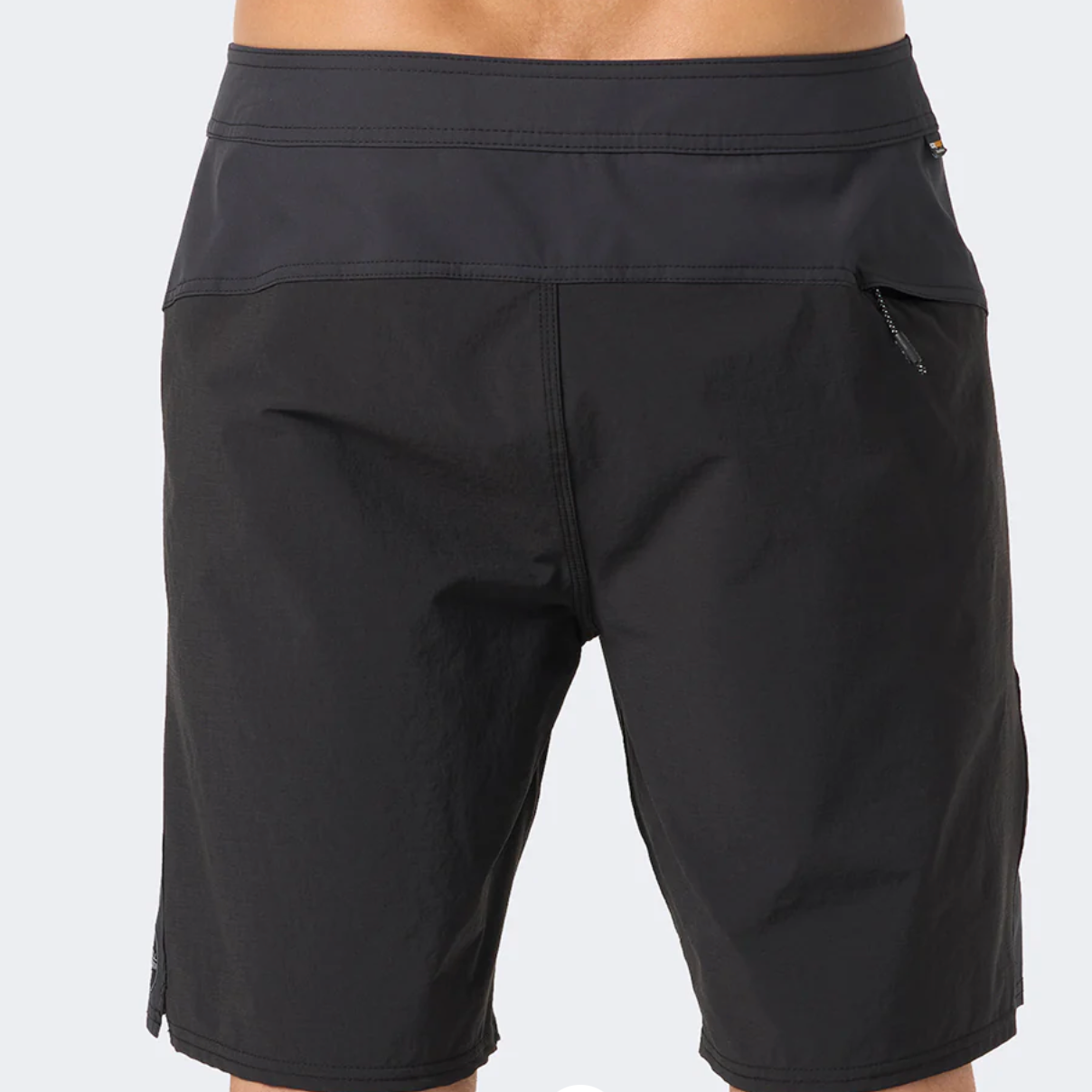 Black shorts on a white background