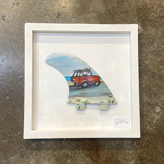 Sophie Carr Art    Handpainted Surfing Fins