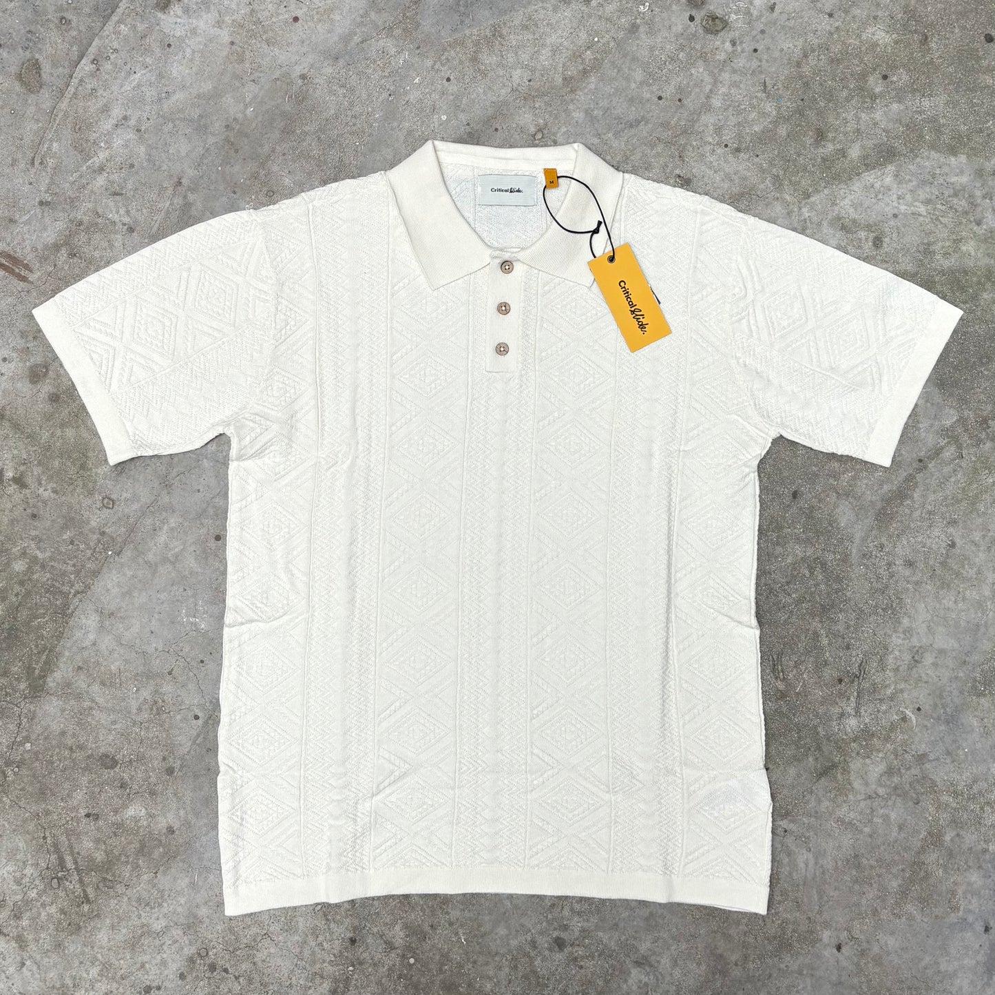 TCSS   Trader Knit Polo - Ecru