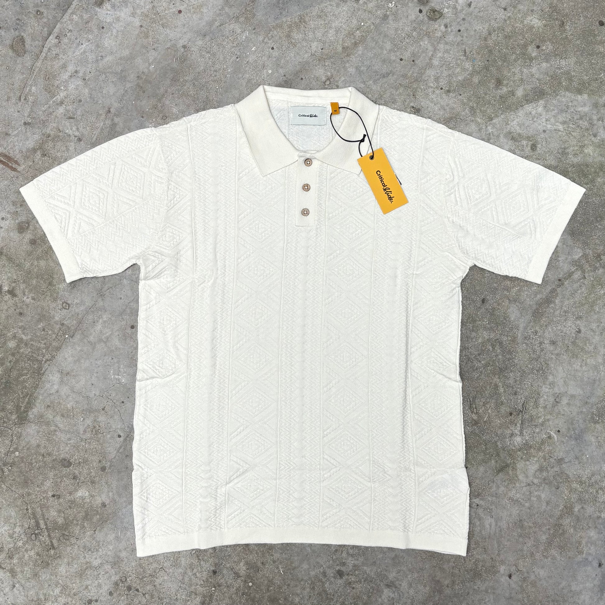 TCSS   Trader Knit Polo - Ecru