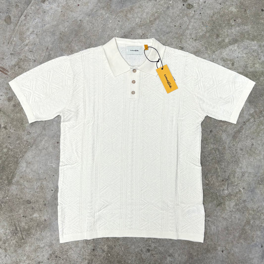 TCSS   Trader Knit Polo - Ecru