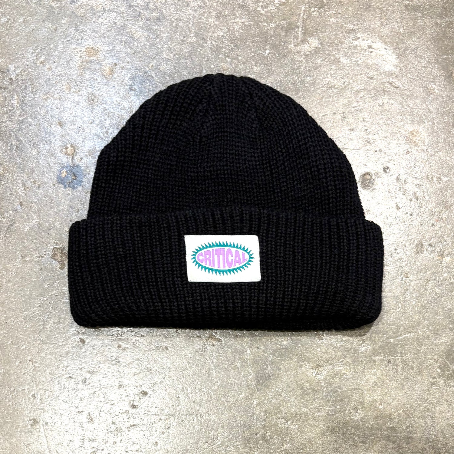THE CRITICAL SLIDE SOCIETY   BURST LOGO BEANIE