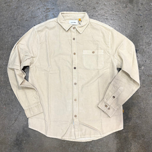 THE CRITICAL SLIDE SOCIETY   QUANTUM LS CORD SHIRT - ECRU