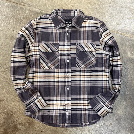 BRIXTON BOWERY STRETCH WATER RESISTANT FLANNEL