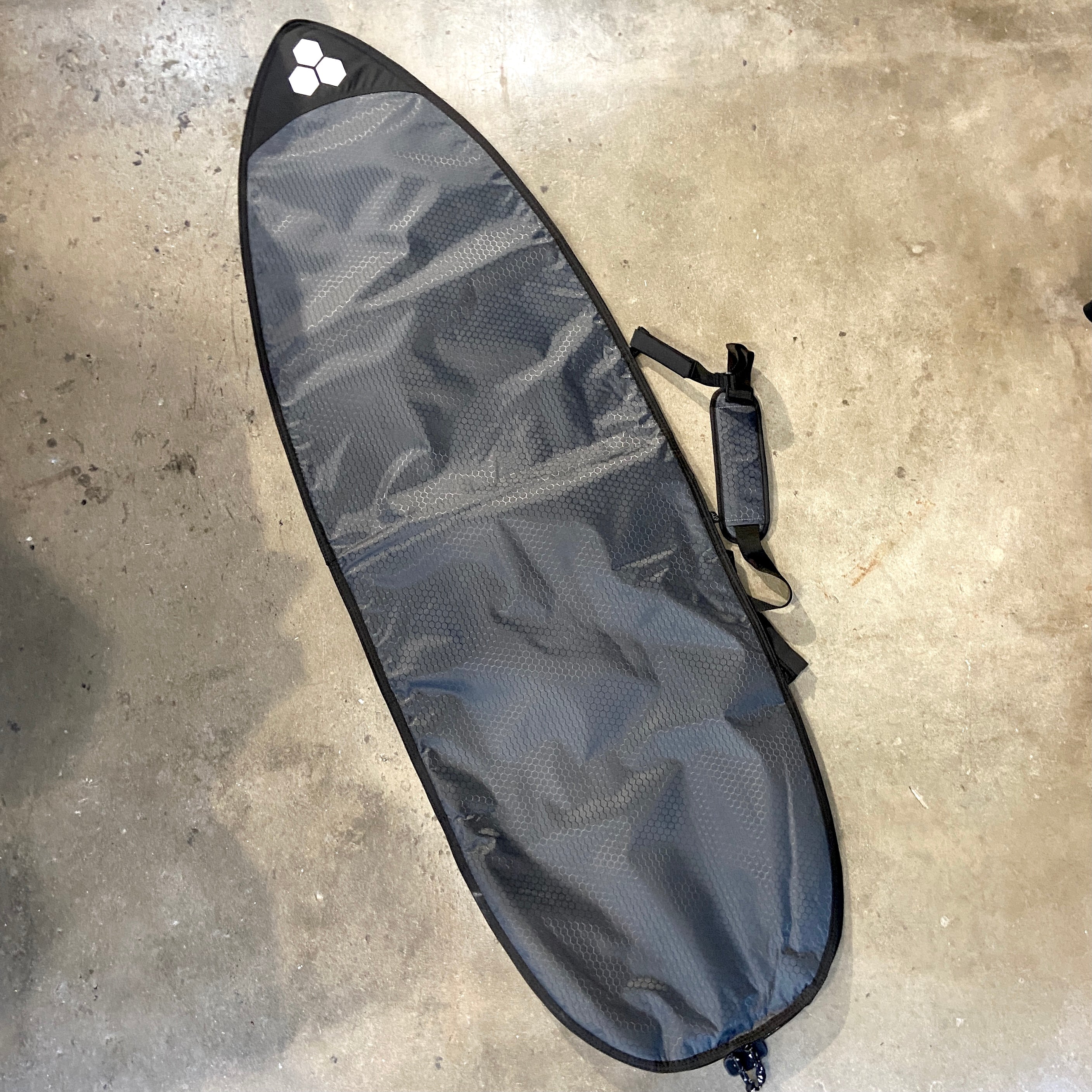 FCS Classic Surfboard Bag - Shortboard - Blue/White – Seaside Surf Shop