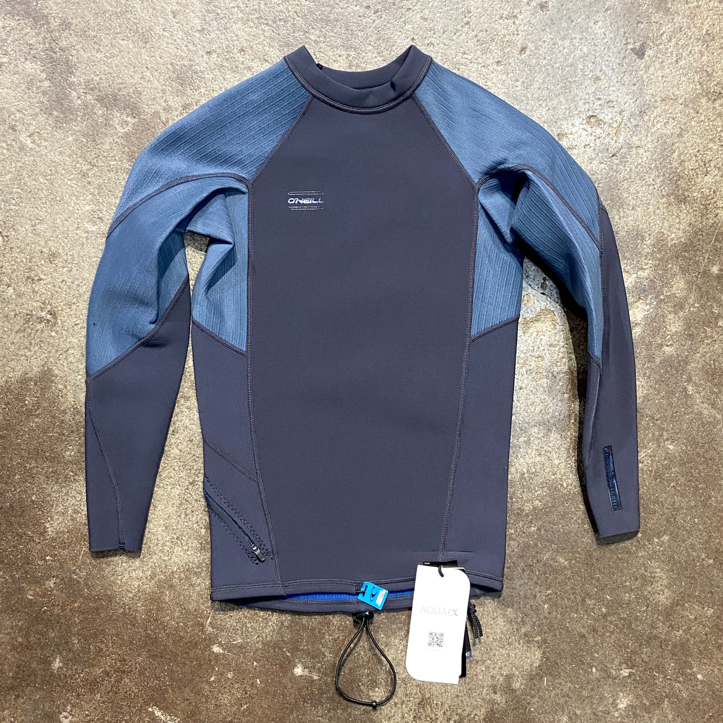 O'NEILL   Hyperfreak 1.5 mm L/S Top -Gunmetal/Cadetblue