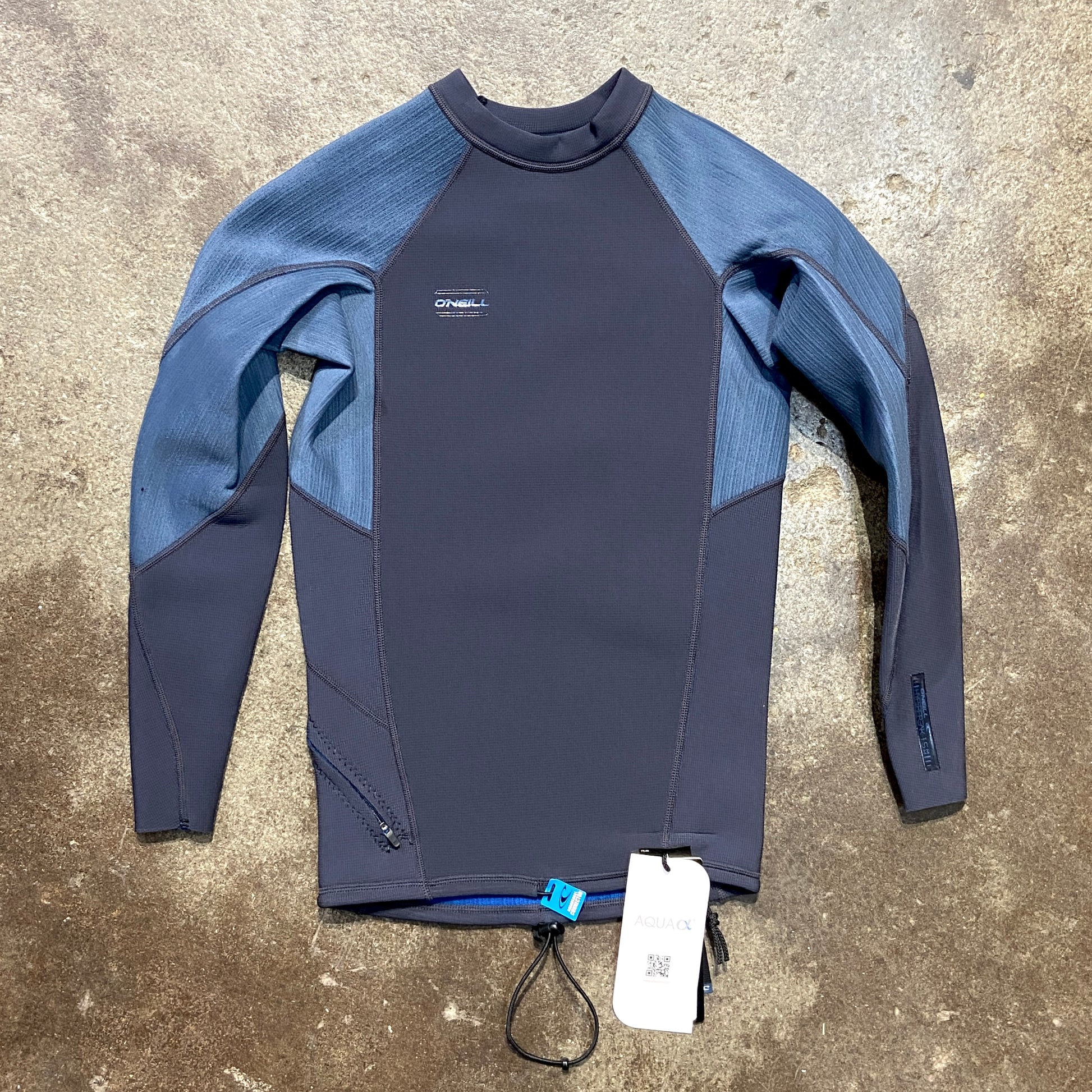 O'NEILL   Hyperfreak 1.5 mm L/S Top -Gunmetal/Cadetblue