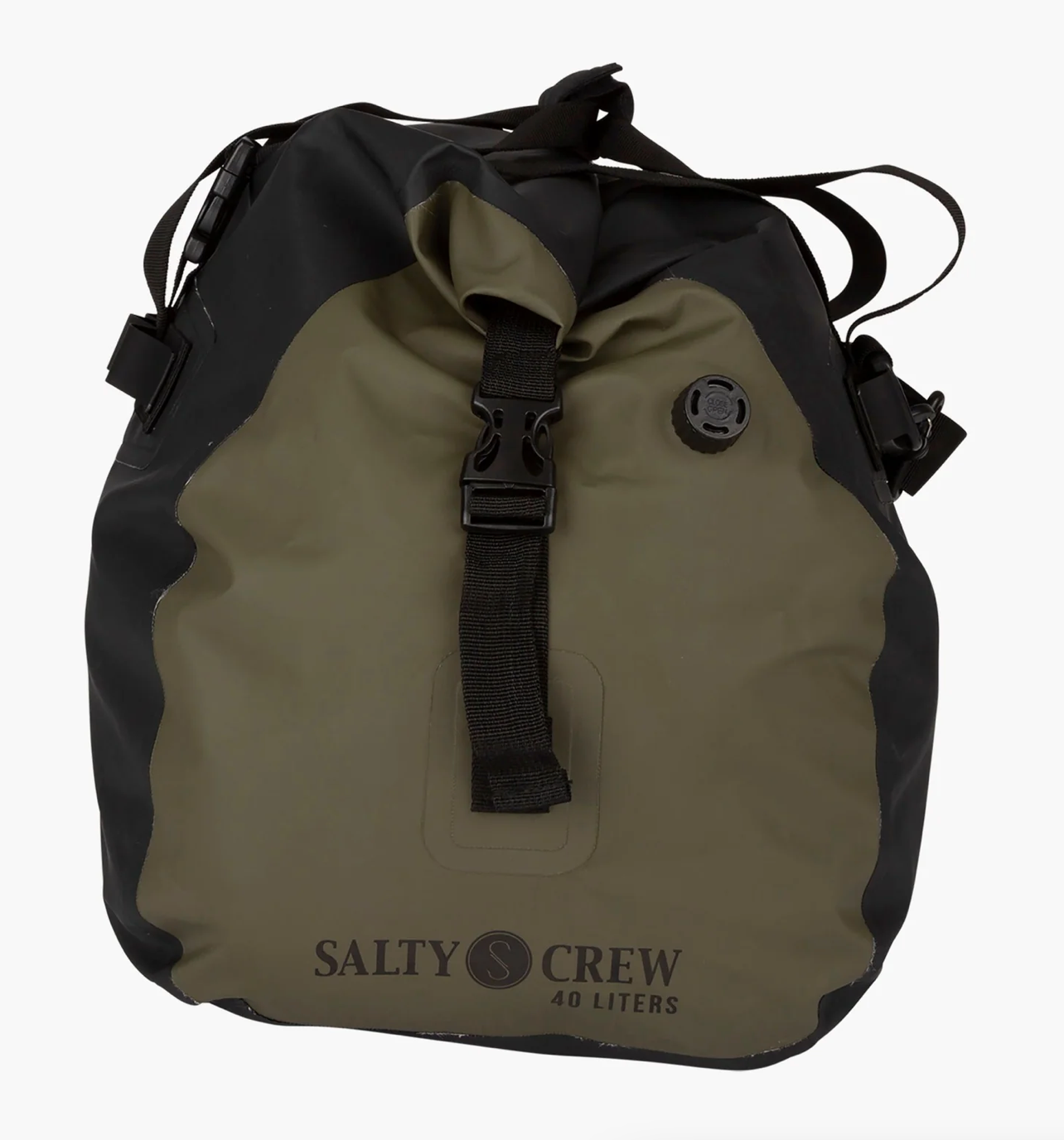 SALTY CREW   VOYAGER BLACK/MILITARY DUFFLE