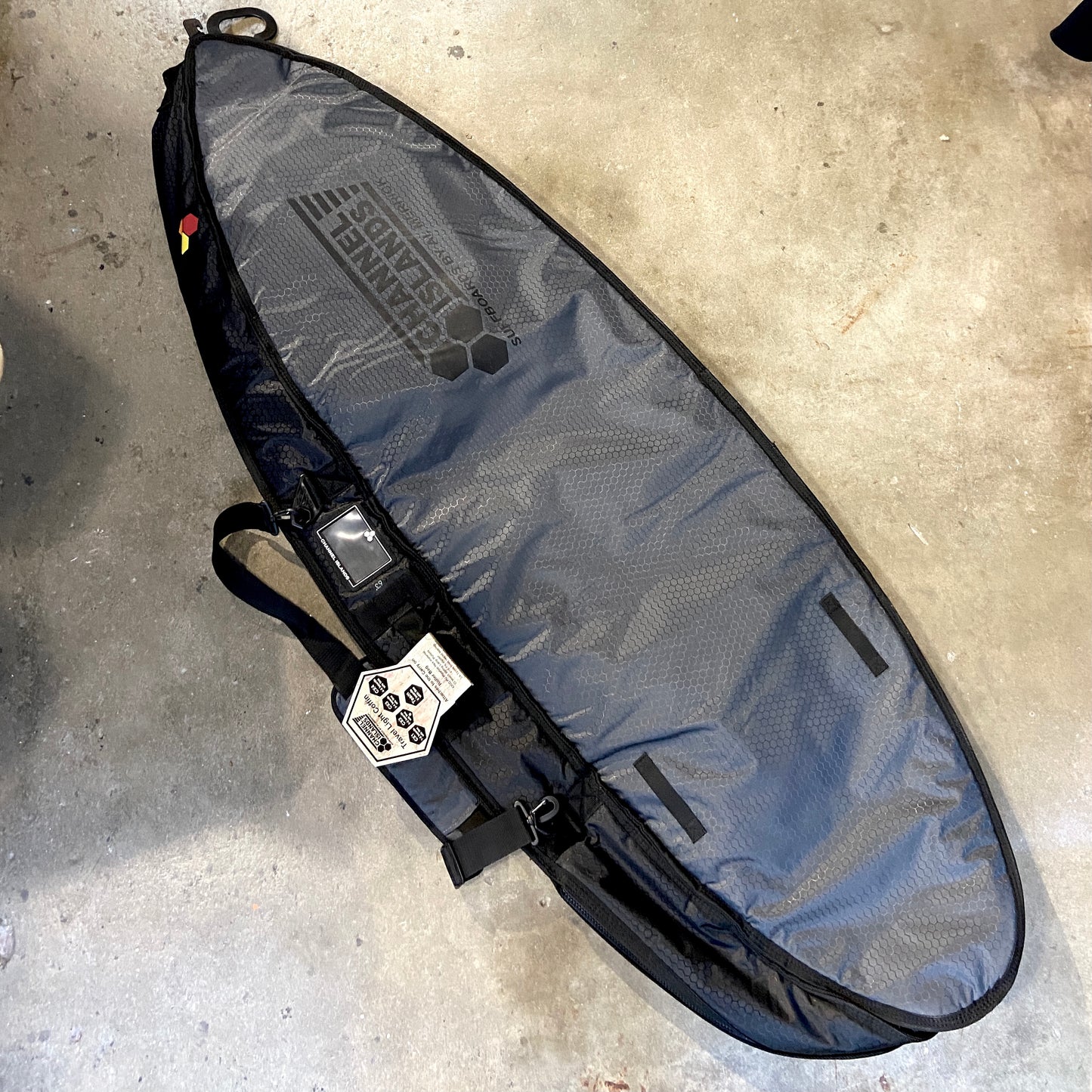 Channel Islands CX2 Double Board Bag - Charcoal